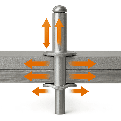 Какие преимущества у вытяжных заклёпок перед другими видами фото 5