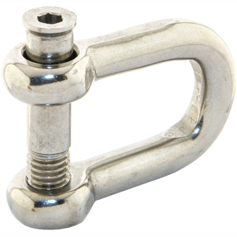 Рекомендуем купить Скоба такелажная D-образная ART 8482 Ø8 мм с внутренним шестигранником, нерж. сталь А4