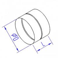 Купить ниппель для круглого воздуховода оптом | ПРОТОРГ