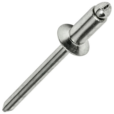Рекомендуем купить Заклепка вытяжная открытая 4x16 со стандартным бортом, оц. сталь / оц. сталь