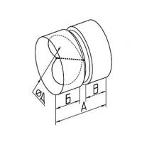 Купить обратный клапан круглого сечения бабочка (rsk) оптом | ПРОТОРГ