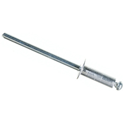 Рекомендуем купить Заклепка вытяжная открытая 4.8x12 со стандартным бортом, алюминий / алюминий