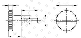 DIN 465 AISI 303 M 6X16 - №4