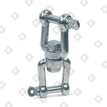 Вертлюг Art. 8256 вилка-вилка 19мм, нерж. сталь A4 - №2