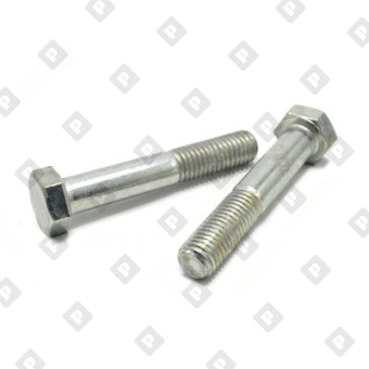 Болт ГОСТ Р ИСО 4014 M16x60 с шестигранной головкой и неполной резьбой, кл. пр. 8.8, оц. сталь - №1