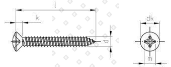 DIN 7983 A4 C 5,5X55 H - №4