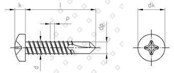 DIN 7504 A2 M 5,5X38 H - №4