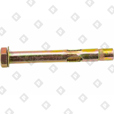 Анкерный болт М10 12х140 с болтом, жёлтый цинк - №1