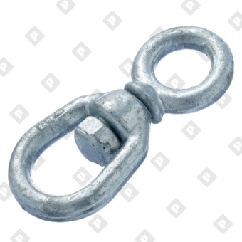 Вертлюг 12мм петля-кольцо, оц. сталь - №2