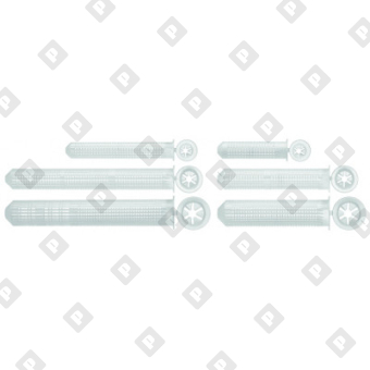 Пластиковая сетчатая гильза EASYFIX 20x85 для пустотелых оснований, под шпильку М16 - №1