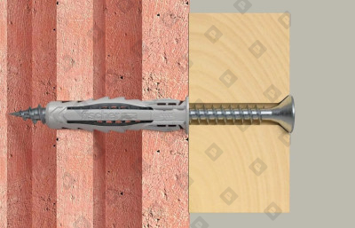 Распорный дюбель Fischer SX Plus 8x40 с кромкой - №3