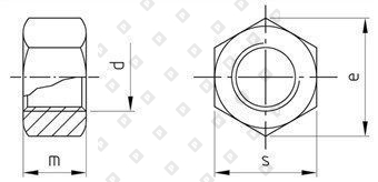 ISO 4032 A2-80 M 22 - №4