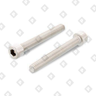 Винт DIN 912 М3x30/30 с полной резьбой и цилиндрической головкой с внутренним шестигранником, нерж. сталь A2 - №1