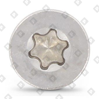 Винт ISO 10642 (DIN 7991) M6x12 с потайной головкой и шлицем TORX, нерж. сталь А2 - №2