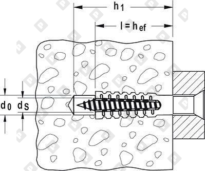 Металлический, распорный дюбель fischer FMD 6x32 - №2