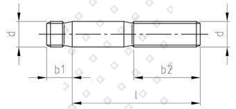 DIN 938 A2 M 27X75 - №4