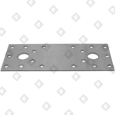 Крепежная пластина KP 210x90x1.5 мм, оц. сталь - №1