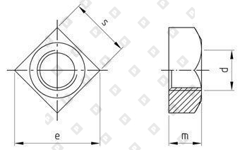 DIN 557 A2-70 M 12 A/F 19 - №5