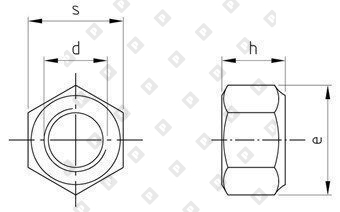 М18 DIN 985 нерж. сталь A4-80 - №5