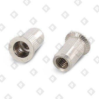 Заклепка-гайка ART 1023 M10x21 с потайным бортиком, с насечками, нерж. сталь А2 - №1