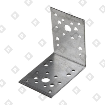 Крепежный уголок KU 50x50x35x2 мм, оц. сталь - №1