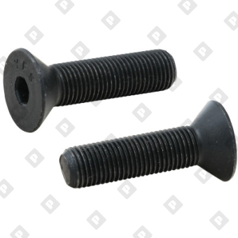 Винт DIN 7991 M12x50 с потайной головкой и внутренним шестигранником, кл. пр. 10.9, окс. сталь - №1