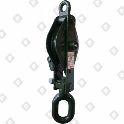Блок одинарный монтажный грузовой с кольцом, г/п 1.5т - №1