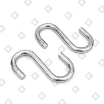 Крючок S-образный 10мм симметричный ART 814070, нерж.сталь А2 - №3