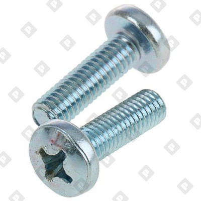 Винт DIN 7985 M5x30 с полуцилиндрической головкой и крестовым шлицем PH, кл. пр. 4.8, оц. сталь - №1