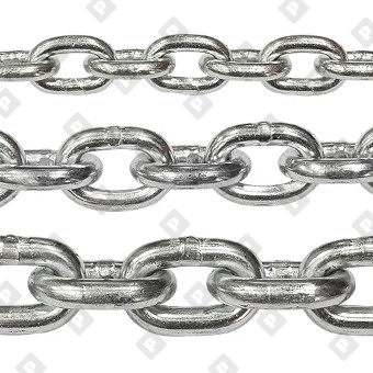 Цепь короткозвенная DIN 766 Ø3x16, нерж. сталь A2 - №3
