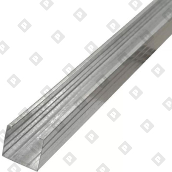 Профиль стоечный ПС-4 75x50x0.6 мм (3 м) для ГКЛ, оц. сталь - №1