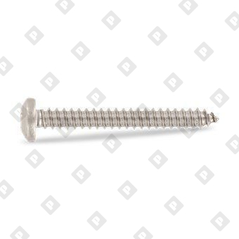 Саморез DIN 7981 4,8х25 с острым концом, полусферической головкой и крестовым шлицем, нерж. сталь А2 - №2