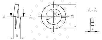 DIN 7980 AISI 301 12 - №4