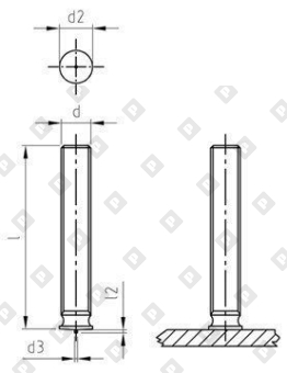 M 10X25 ISO 13918 A2 PT - №5