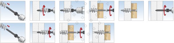 Дюбель fischer GK для гипсокартона - №3