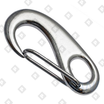 Карабин ART 8251 Ø100мм, нерж. сталь А4  - №1