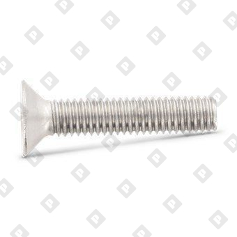 Винт ISO 10642 (DIN 7991) M6x12 с потайной головкой и шлицем TORX, нерж. сталь А2 - №4