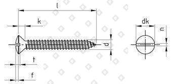 DIN 7973 A2 C 5,5X25 - №4