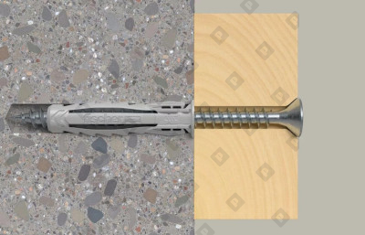 Распорный дюбель Fischer SX Plus 8x40 с кромкой - №2