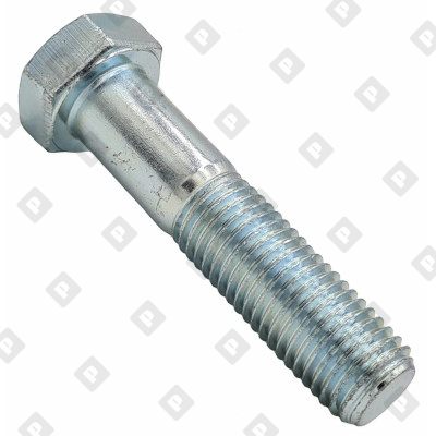 Болт DIN 931 M12x40 с шестигранной головкой SW19 и неполной резьбой, кл. пр. 4.8-5.8, оц. сталь - №1